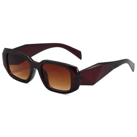 Óculos de Sol Vintage Oversized para Mulheres, Armação Pequena, Óculos de Sol Retro com Lentes Gradientes, Óculos de Sol