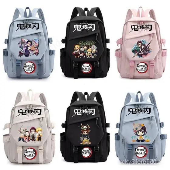 Mochila Demon Slayer para homens e mulheres, mochila de grande capacidade, mochila para laptop, mochila de viagem CGAS J