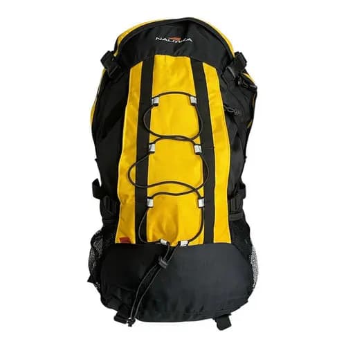 Mochila Camping Viagem Trilha Track 43 Litros Nautika Preto/amarelo Liso