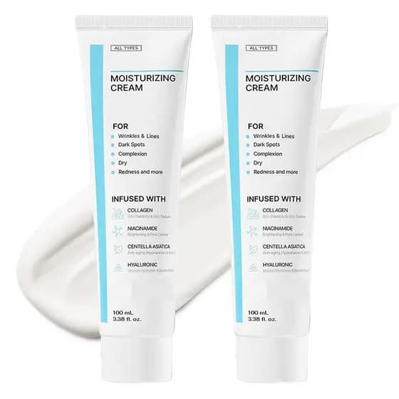Creme Hidratante Revitalizante para a Pele, Creme Hidratante de Centella Asiática, Proteção da Barreira, Creme Hidratant