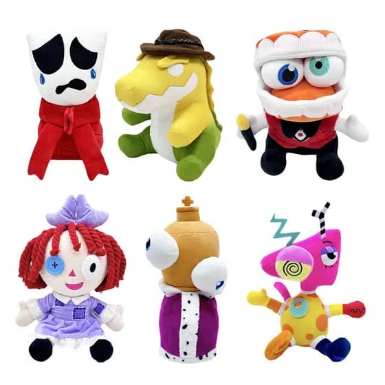 The Amazing Digital Circus Gummigoo Brinquedo de pelúcia Digital Circus 2 Gangle Zooble Caine Jax Ponmi Pomny Palhaço Ha