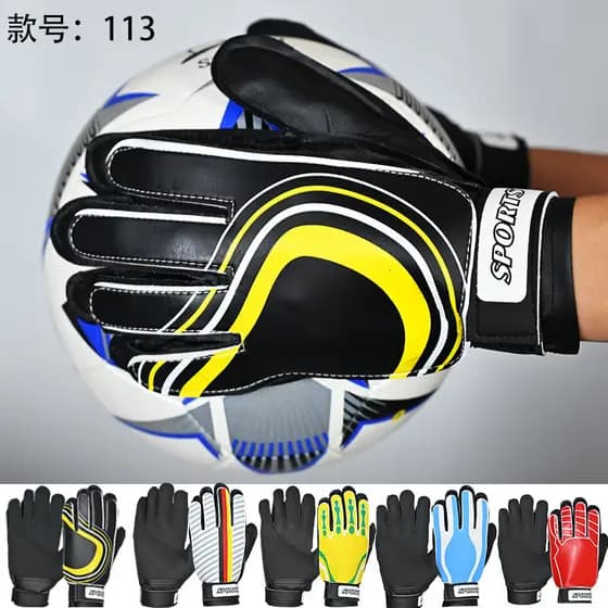 Luvas de futebol de goleiro de placa leve adulto crianças luvas de goleiro resistente ao desgaste antiderrapante equipam