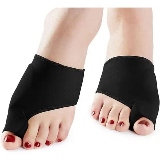 1 Par De Mangas Corretoras De Joanete De Tecido Lycra – Almofadas Protetoras De Pés Antifricção Para Cuidados Diários Co