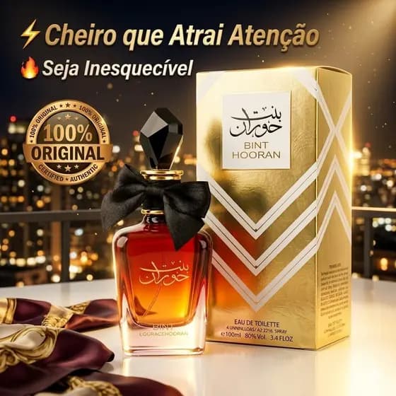 BintHooran – FemininoEleganteDistinto | EDT 100ml | OriginalDisponível