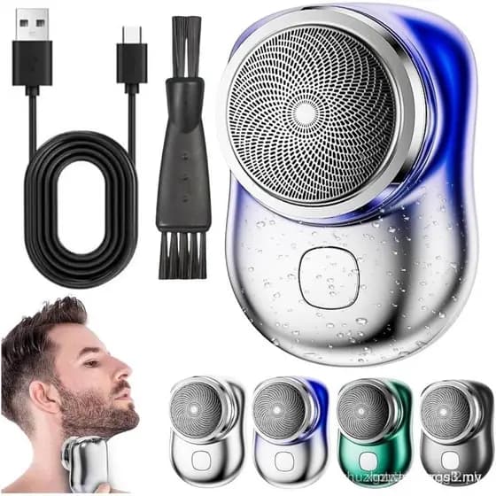 L.Ureza Shaver, L.Ureza Mini Shaver, Mini Shaver Portátil Elétrico, Aparelho de Barbear Elétrico à Prova d'Água para Uso