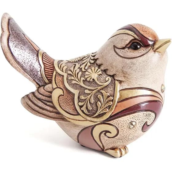 Figuras de Pássaros para Decoração de Casa, Esculturas de Pássaros para Decoração de Prateleiras, Decorações Boho de Pás