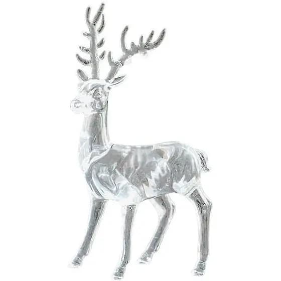 Animais de Cristal em Forma de Veado, Decorações Artesanais Elegantes e Adoráveis para Ornamentos de Casa, Presentes Col