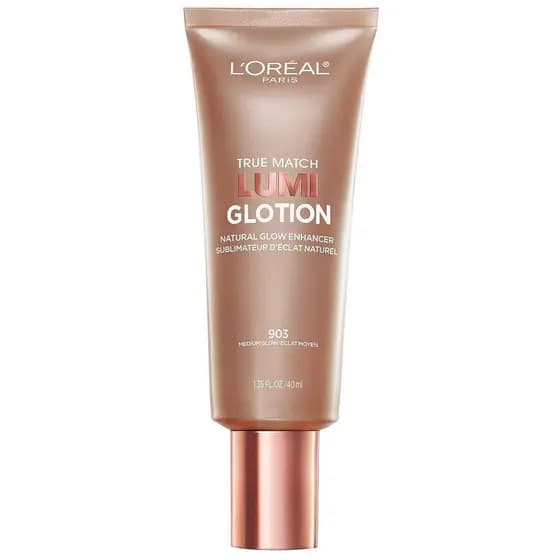 L'Oréal Paris TrueMatch Lumi Glotion, Intensificador de Brilho, Iluminador, Sérum com tom bronzeado, Crie um brilho radi