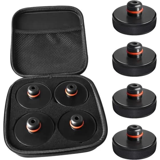 ChiranoLiftingJackPad para Tesla Model Y com Bateria 4680 (Fabricado no Texas), Protrusão de Todos os Tamanhos, 4 Discos