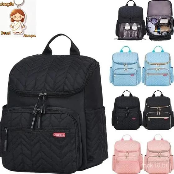 Bolsa De Fraldas Multifuncional Mochila De Bebê À Prova D'água Para Viagens Maternidade RRDP DBC1 WUID