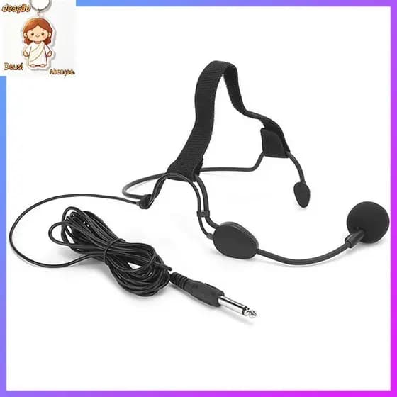 6.35MM Plug Dinâmico Bandana Microfone Gancho De Orelha Adequado Para WH20TQG Instrumento Musical Guitarra