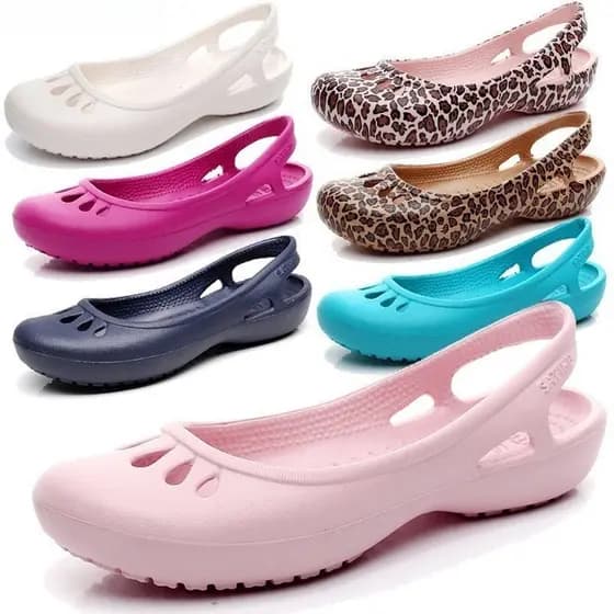 Sapatos De Enfermeira , Sandálias De Salto Plano , Plástico toe Beach Student , Eva Garden