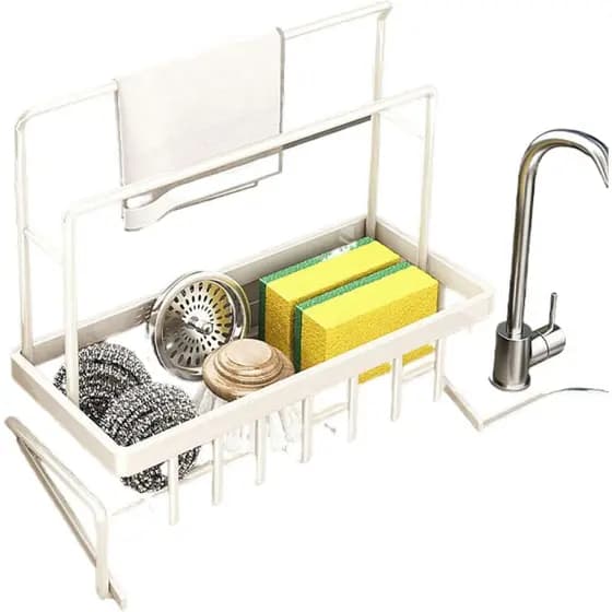 Utensílios de Cozinha, Acessórios de Cozimento, Organizadores e Armazenamento para Pia, Suporte de Armazenamento para Pi