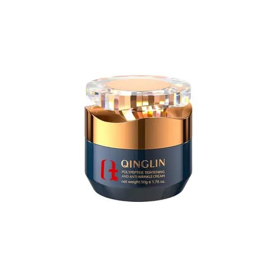 Creme Firmador de Peptídeos QINGLIN para Rosto e Pescoço, Hidratante de Hidratação Profunda com Ácido Hialurônico e Niac