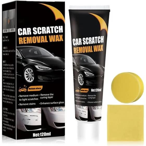 Cera para reparo de arranhões em carros, pasta para reparo de arranhões em carros versão atualizada 2025, cera de polime
