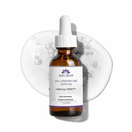 SKIN DEVA Sérum com 20% de Argireline e Matrixyl 3000, Sérum de Ácido Hialurônico Puro para o Rosto, Redutor de Rugas Pr