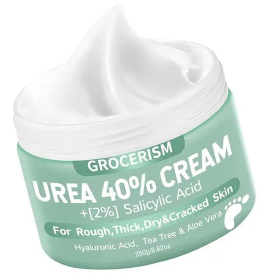 Creme de Ureia Grocerism 40% para os Pés com 2% de Ácido Salicílico 8,82 oz | | Creme para os Pés e Mãos de Máxima Pot
