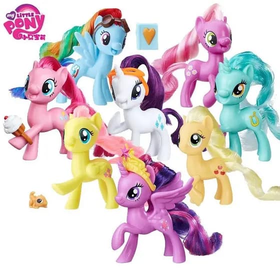 Conjunto de Miniaturas Colecionáveis "My Little Pony" C/12. ZHZY Q9VK SZIR