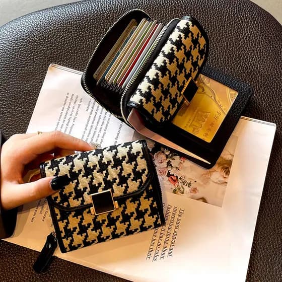 carteira carteira feminina Bolsa de cartão carteira tudo-em-um saco feminino estilo curto 2026 novo estilo quente cartei
