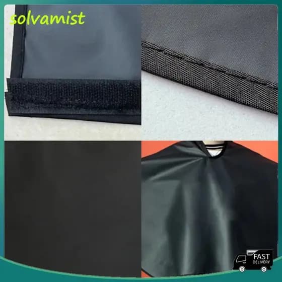 Capa De Corte De Cabelo Pro Salão De Cabeleireiro Vestido De Pano Barbeiro Bla Avental À Prova D'água Capas