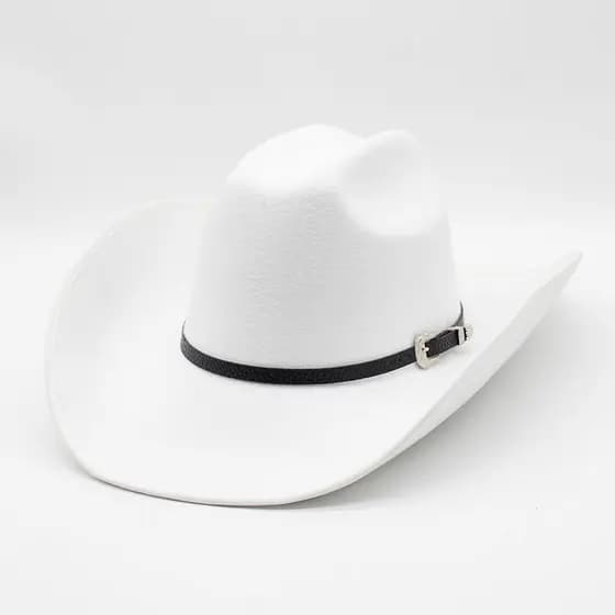 Chapéu de Cowboy Vintage, adequado tanto para homens quanto para mulheres, chapéu de cowboy estilo jazz com aba em forma
