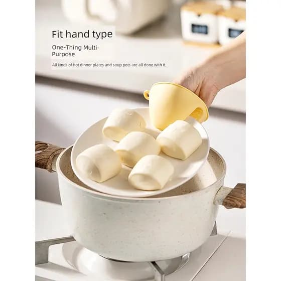 Luva de silicone resistente calor Silicone anti queimadura Luva térmica cozinha Luvas de isolamento térmico antiderrapan