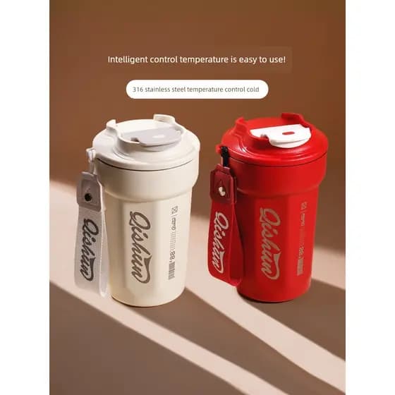 garrafa térmica garrafa de água garrafa de água térmica Copo portátil Coffee Girl Cola em aço inoxidável 316