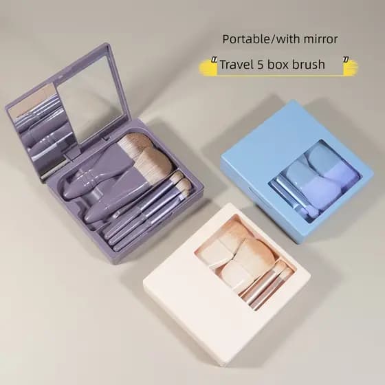 kit pincel maquiagem kit pincel maquiagem com glitter pincel de maquiagem kit Cheng Shi'an Recomendado Estojo Espelho Co