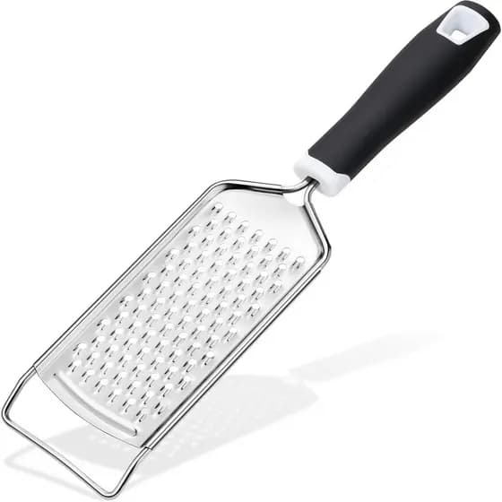Raladores de Queijo Profissionais Rainspire para Cozinha, em Aço Inoxidável, Ralador Manual de Metal com Cabo para Queij