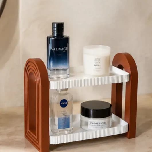 Porta Objetos Organizador Para Sala Mini Estante Decorativa Impressão 3D