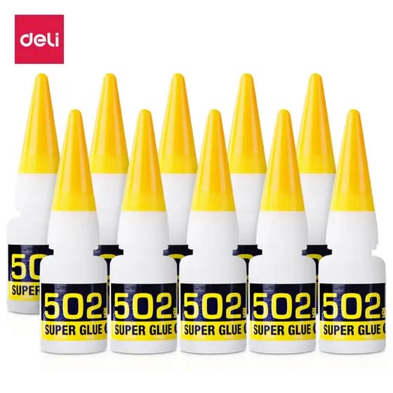 Deli Genuine 7144 Super Glue 502 Cola Líquida Cola de Secagem Rápida Adesivo Cola Industrial 8g Cola Universal Cola Univ