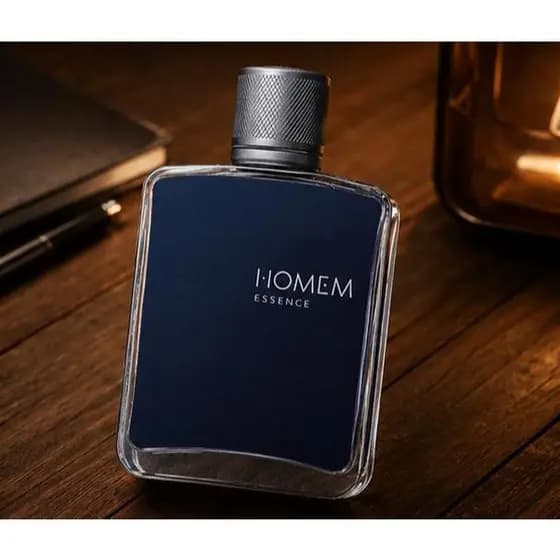 Homem Essence: A assinatura olfativa do homem moderno e refinado.