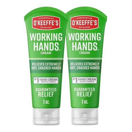O'Keeffe's Working Hands - Creme para Mãos Extremamente Secas - Tubo de 3oz (2 Unidades) - Cuidado Reparador para Mãos R