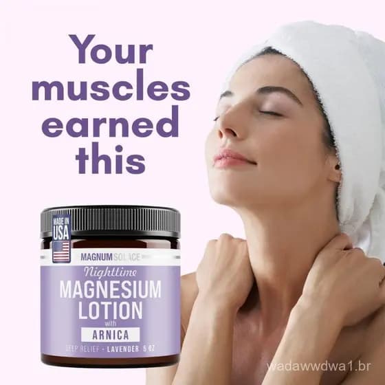 MagnumSolaceLoçãoNoturnaComArnica – Produto altamente concentrado – Aplicar nas pernas ou pés antes de dormir – Suave