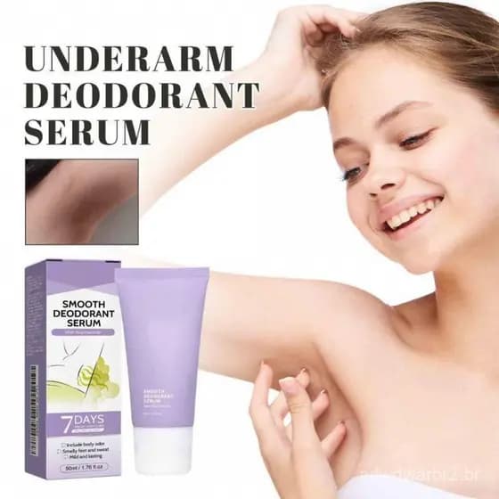 2 unidades de desodorante para axilas para remover o odor corporal, prevenir a transpiração, proporcionar uma sensação d
