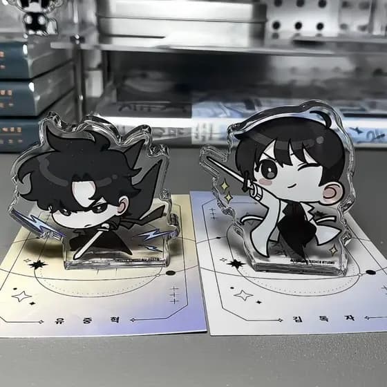 Chaveiro Vertical de Anime Kim Deok-jae, Yoo Jung-hyuk Leitor Omnidirecional Masculino Feminino Personagem de Dese