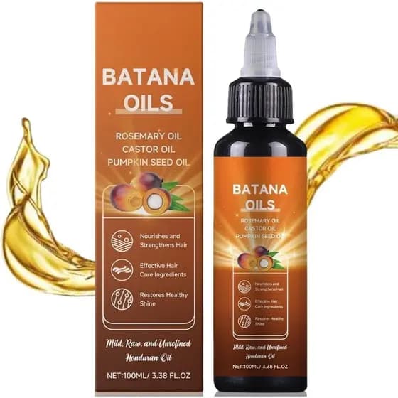 Óleo de Batana 100ml é usado para promover o crescimento capilar, óleo de Batana prensado a frio, óleo de Batana natural
