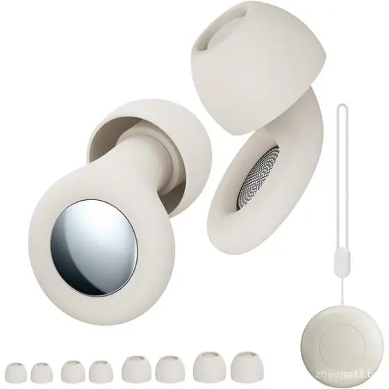 Protetores auriculares para dormir com função de redução de ruído, protegem a audição, protetores auriculares de silicon