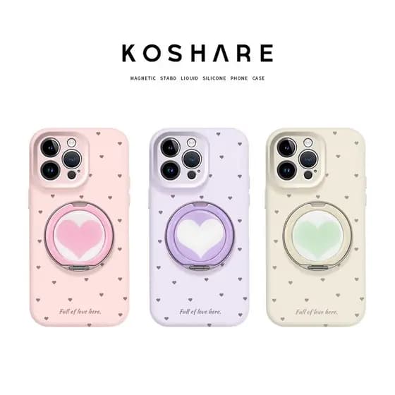 Amor coração suporte adequado para Apple 16 pontos caso de telefone 13promax Silicone líquido 15 High-End sentir 14 femi