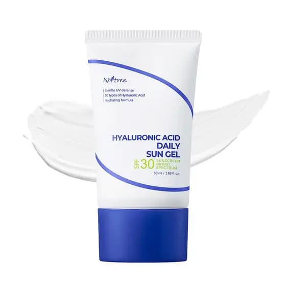 Protetor Solar Diário com Ácido Hialurônico ISNTREE 30 | Protetor solar facial coreano contendo ácido hialurônico | Prot