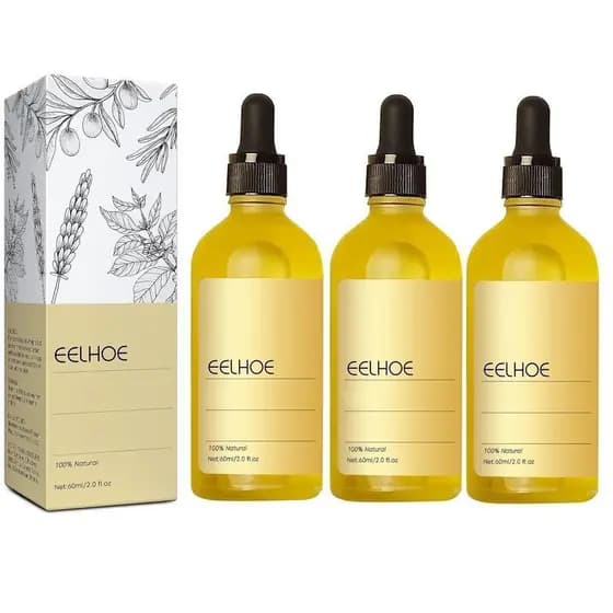 Óleo Capilar EELHOE 180ml, Óleo Capilar Natural Vegano, Óleo Capilar de Alecrim XNQ6