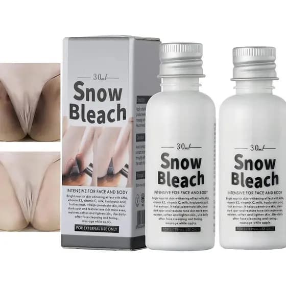 Conjunto de 2 peças de creme clareador para áreas íntimas, creme clareador para pele escura, corretor de manchas escuras