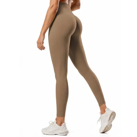 Mulheres cintura alta Hip-Lifting corpo-Shaping Leggings estiramento, calças de Yoga de secagem rápida, calças esportiva