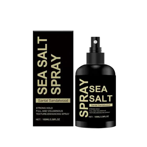 Spray Capilar de Sal Marinho ARANYA, Fórmula de Fixação Forte e Realçadora de Textura com Sândalo Santal, Estilização Vo