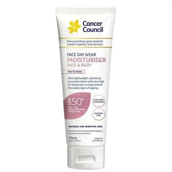 Hidratante Facial Diário Cancer Council Invisível SPF50+ P2WD