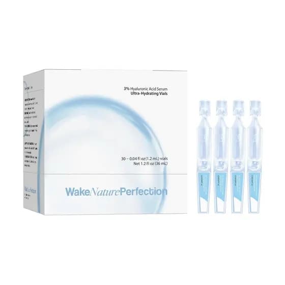 Sérum de Ácido Hialurônico 3% em Frascos Ultra-Hidratantes, Tubos de Ácido Hialurônico, Wake Nature Perfection Ácido Hia