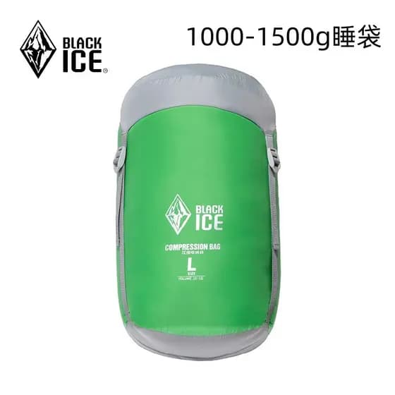 BLACKICE preto saco de armazenamento de gelo para baixo saco de dormir saco de compressão leve portátil ao ar livre roup