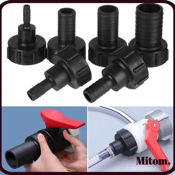 MITOM IBC Adaptador De Tanque Durável Conector De Torneira Água Conexão De Saída