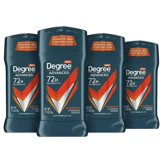 Desodorante Antitranspirante DegreeMen, para homens, equipado com tecnologia de detecção de movimento, 2,7 onças, pacote