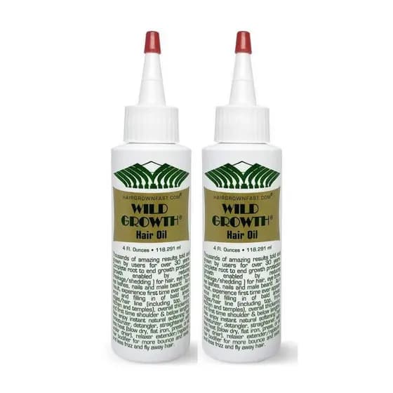 Óleo Capilar WildGrowth 4 onças "Pacote com 2" K5BS